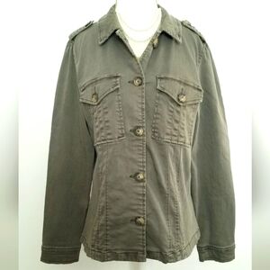 Knox Rose Army Green Utility Jacket